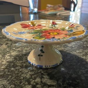 Italian Florita 33 Erphila‎ small pedestal dish
